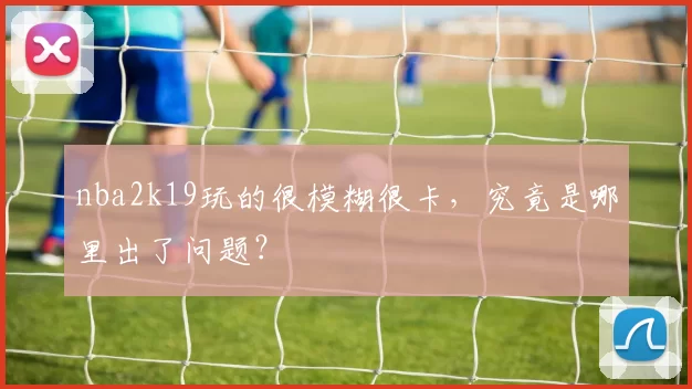 nba2k19玩的很模糊很卡，究竟是哪里出了问题？