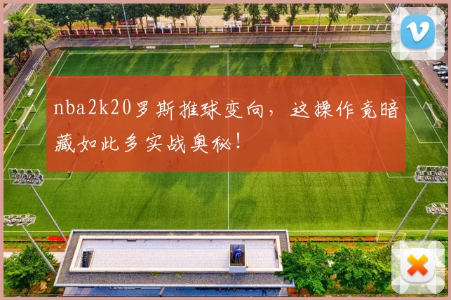 nba2k20罗斯推球变向，这操作竟暗藏如此多实战奥秘！